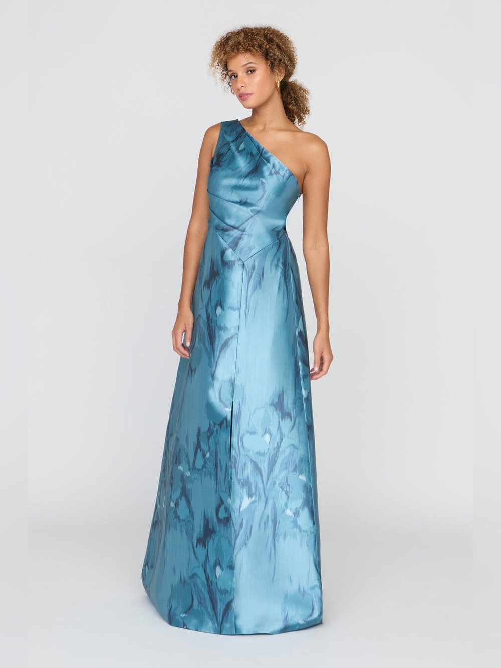 NEW KAY UNGER Faith Gown in Spring Aqua Size 18 - Picture 9 of 15